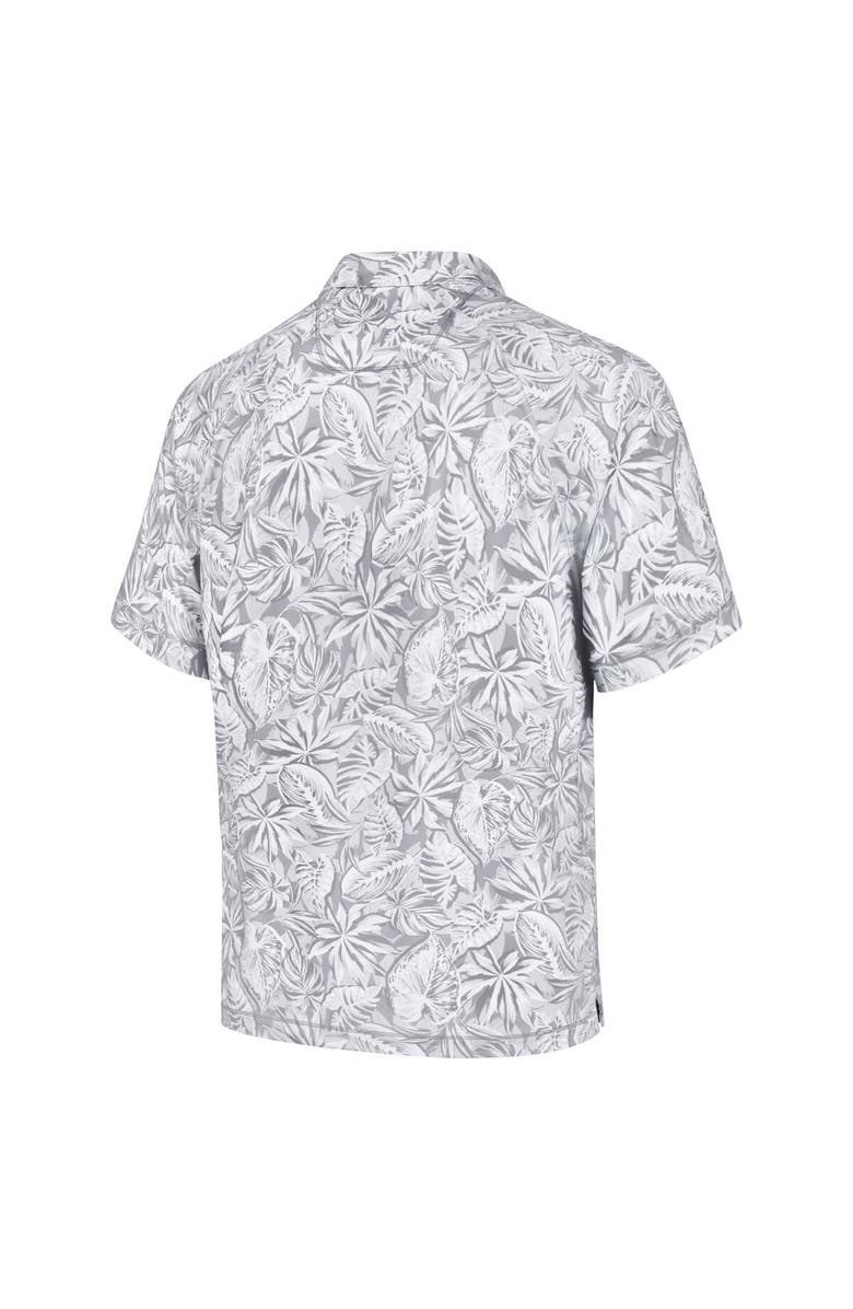 Tommy Bahama Men's Tommy Bahama Gray Georgia Bulldogs Tropical Score IslandZone Polo, Alternate, color, 