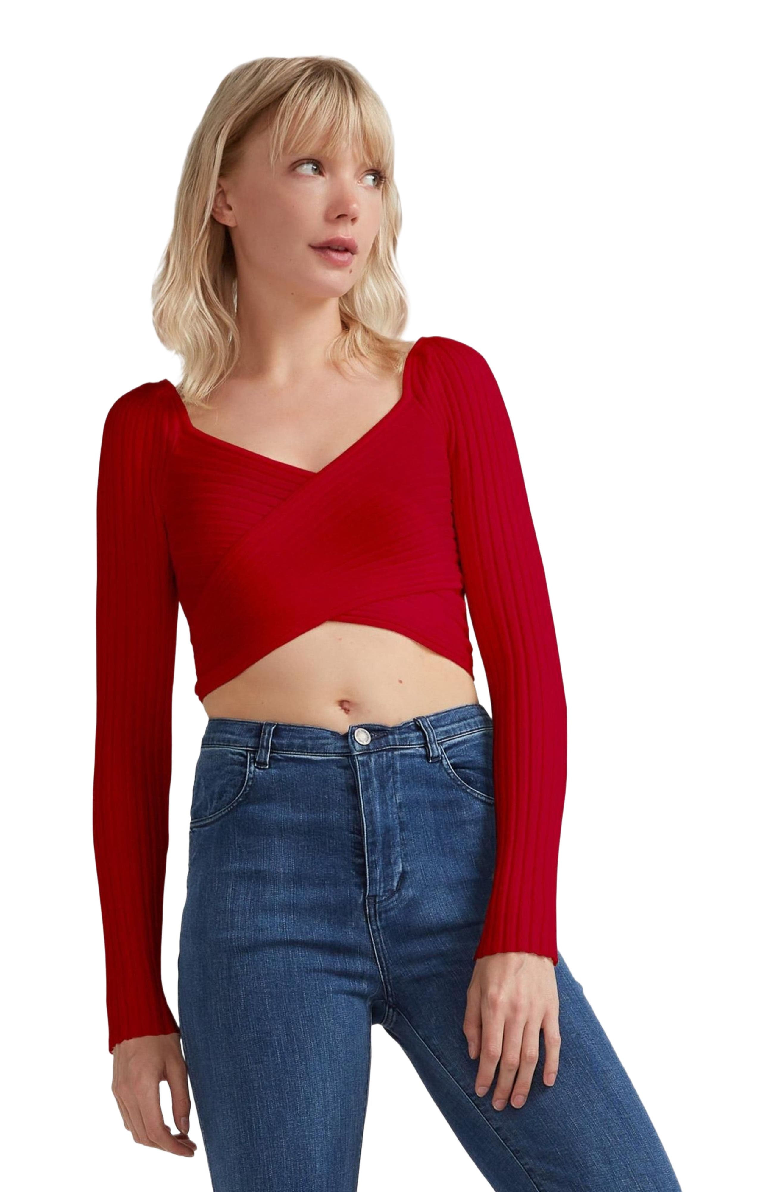 Forget Me Not Knit Crop - image 4