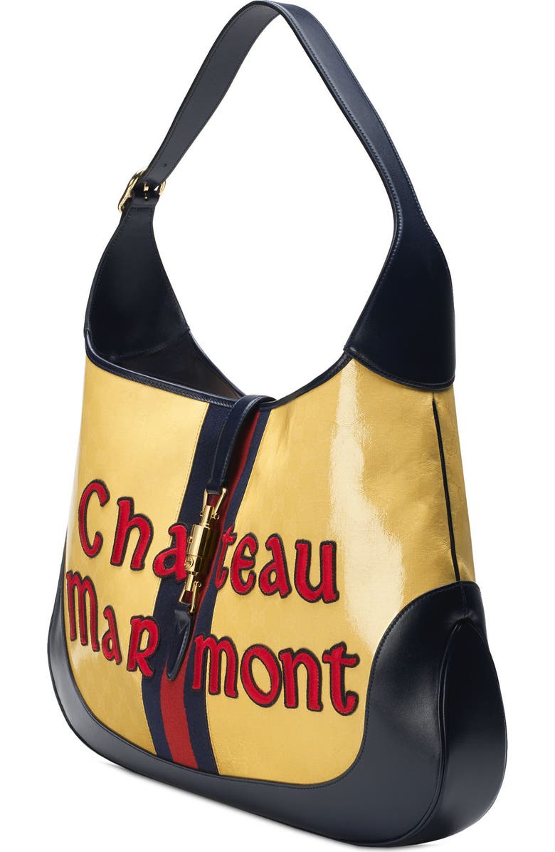 Gucci Maxi Jackie Chateau Marmont GG Hobo, Alternate, color,