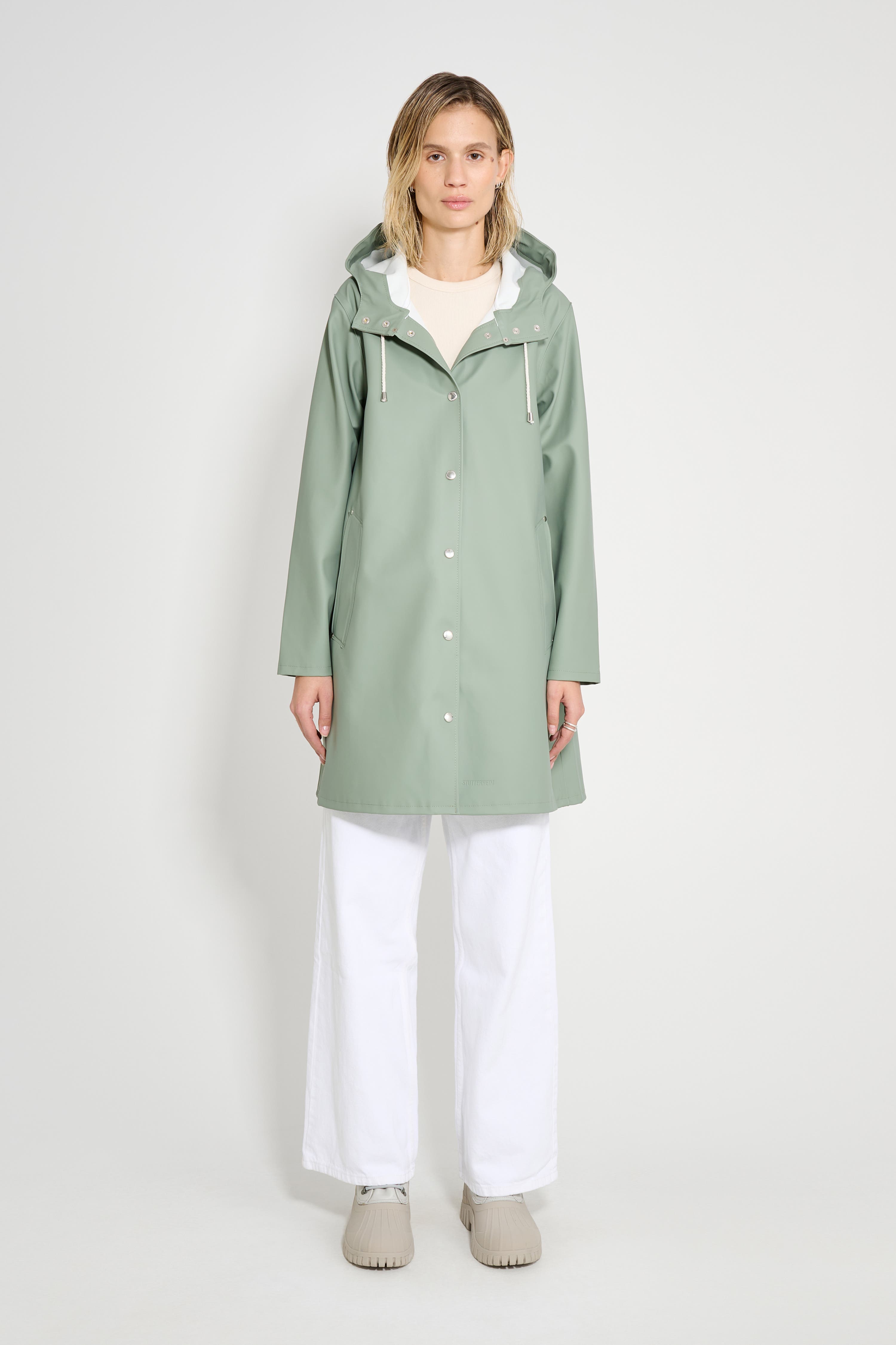 Mosebacke Hooded Long Sleeve Raincoat