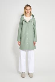 Stutterheim Mosebacke Hooded Long Sleeve Raincoat
