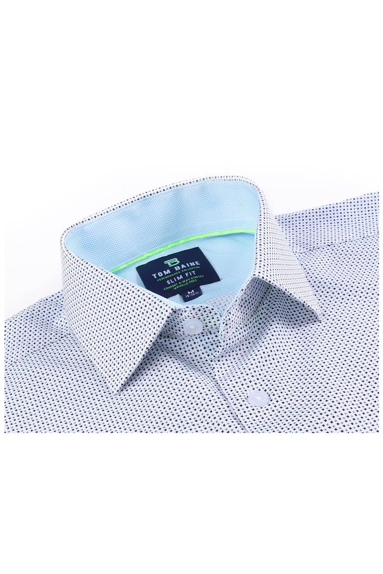 Regular Fit Performance Stretch Long Sleeve Button Front Shirt, Alternate, color, WHITE