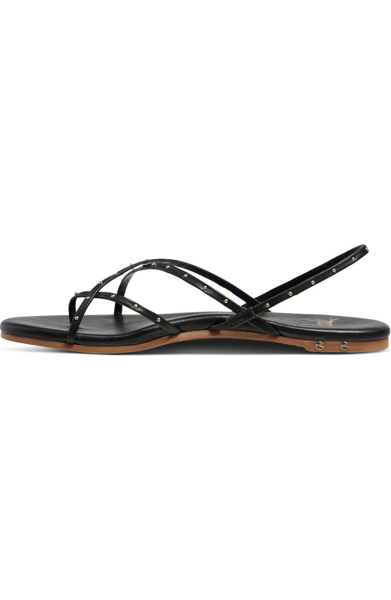 Beek <p>Palila Studded Leather Slingback Sandal (Women)</p>, Alternate, color, Black Gold Studs