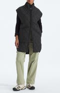 The North Face Diamond Peak Water Repellent Quilted Long Vest