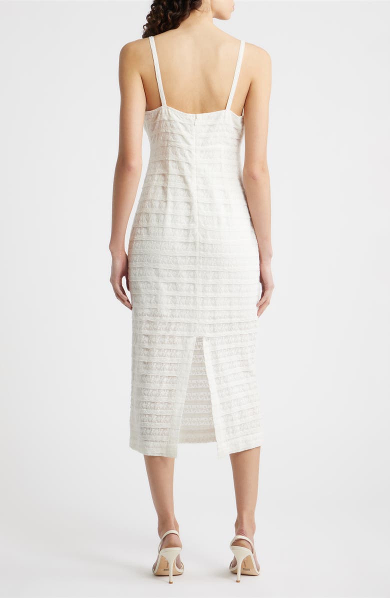 LoveShackFancy Verna Embroidered Lace Cotton Dress, Alternate, color, 