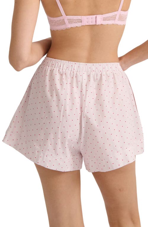 KAT THE LABEL KAT THE LABEL HENRY HEART PAJAMA SHORTS 