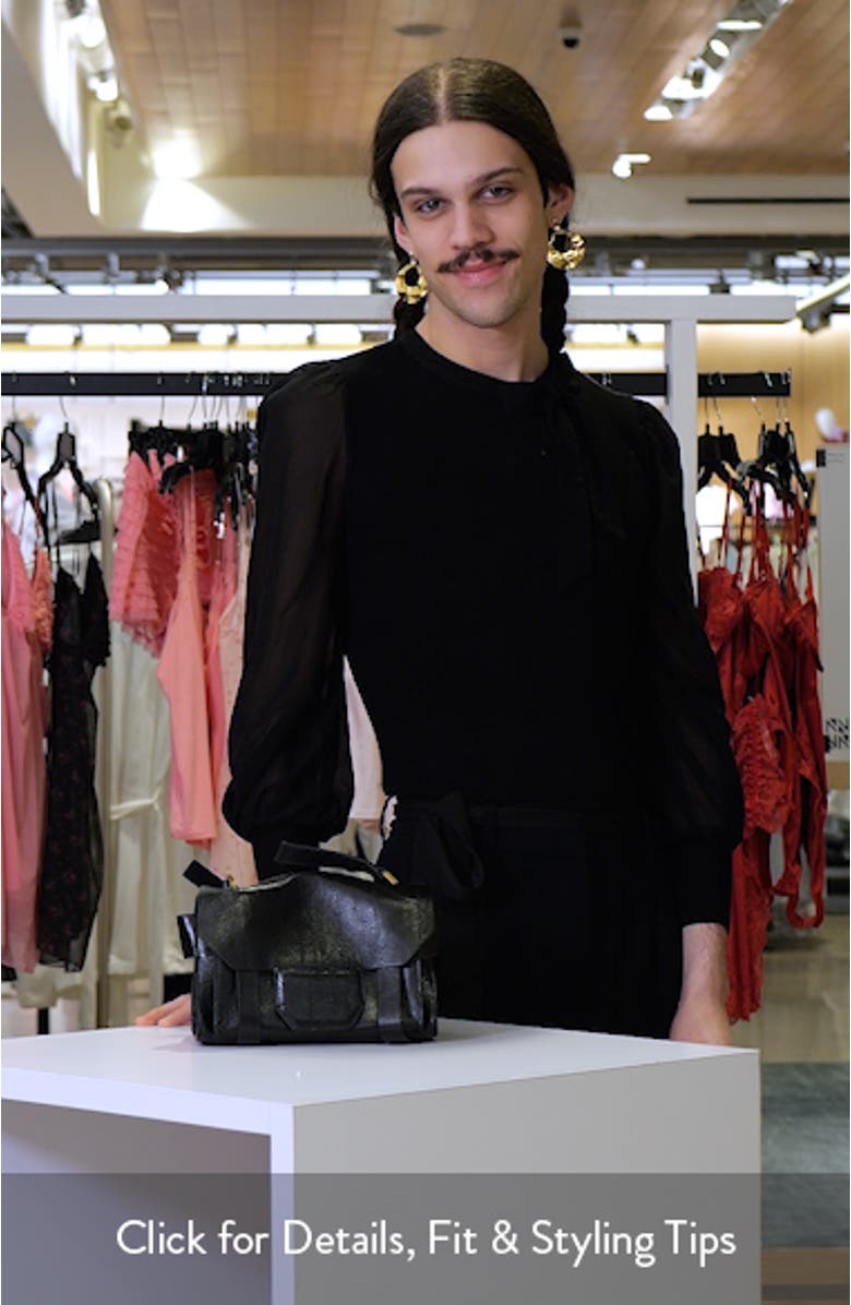 Mini Ursa Eel Embossed Crossbody Bag, sales video thumbnail