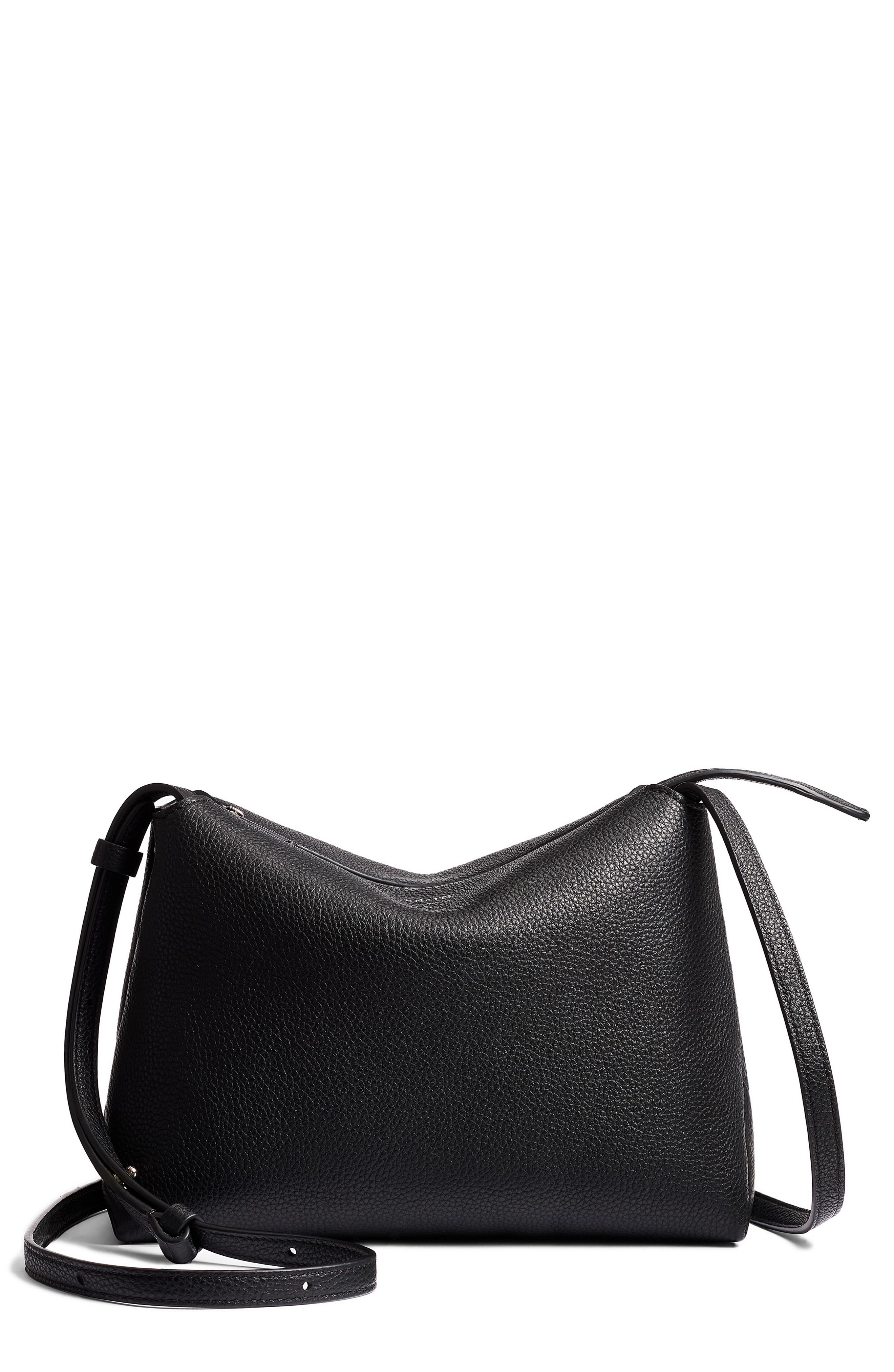 Khaite Medium Lina Leather Crossbody Bag, Main, color, 