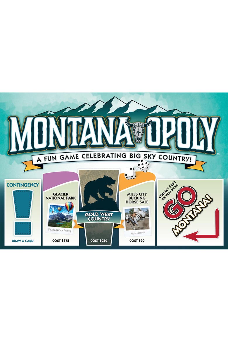 Montanaopoly Monopoly Board Game, Main, color, Multicolored