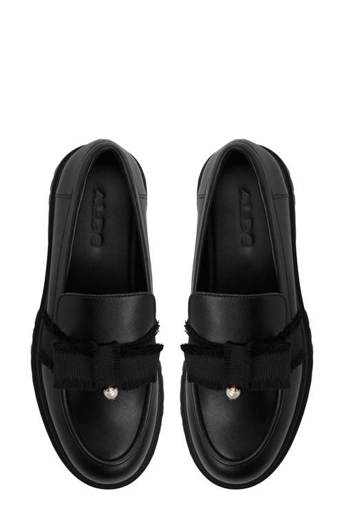 Aldo Theatric Platform Loafer In Black