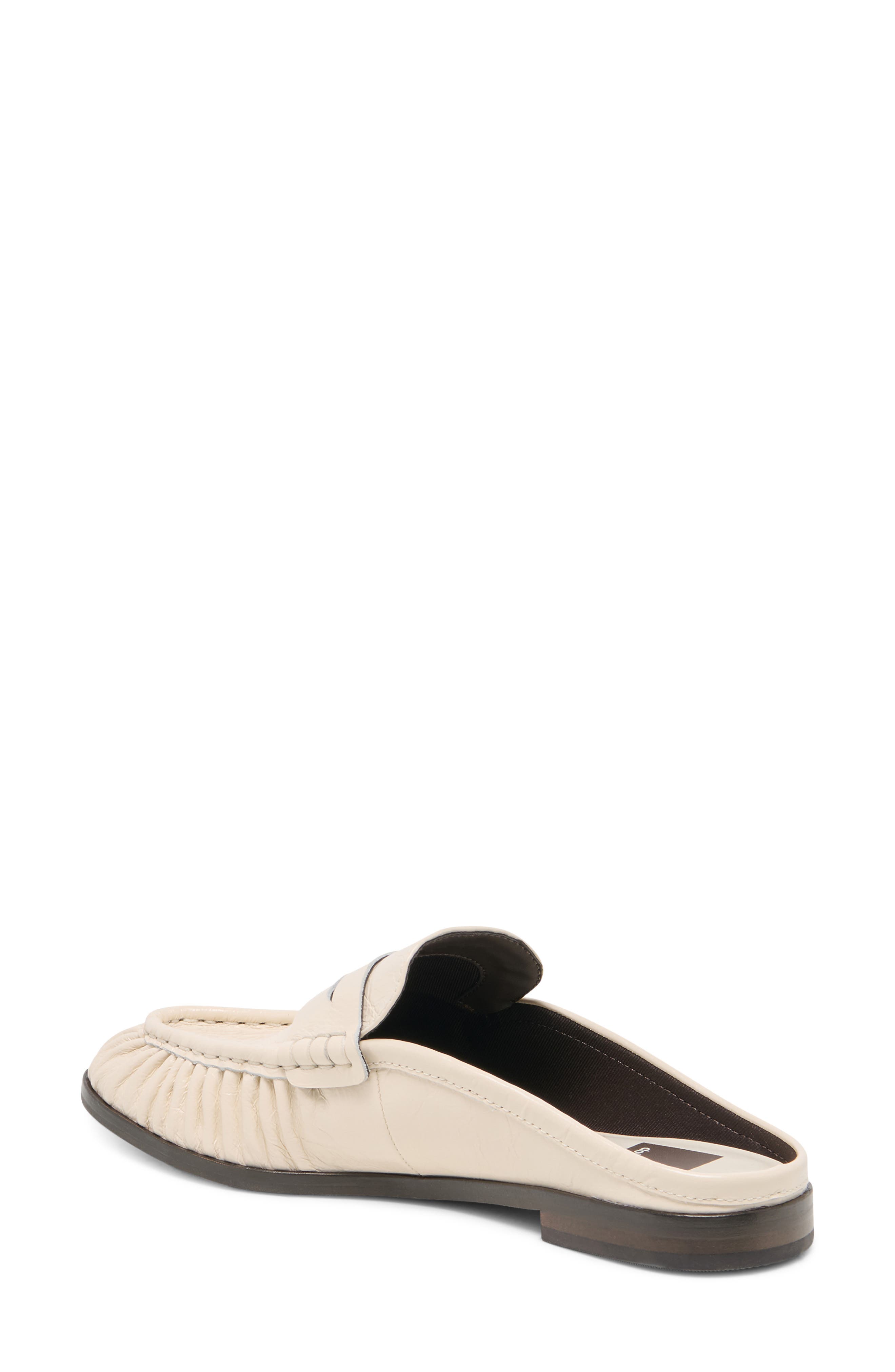 Betzy Mule, Alternate, color, CREME LEATHER