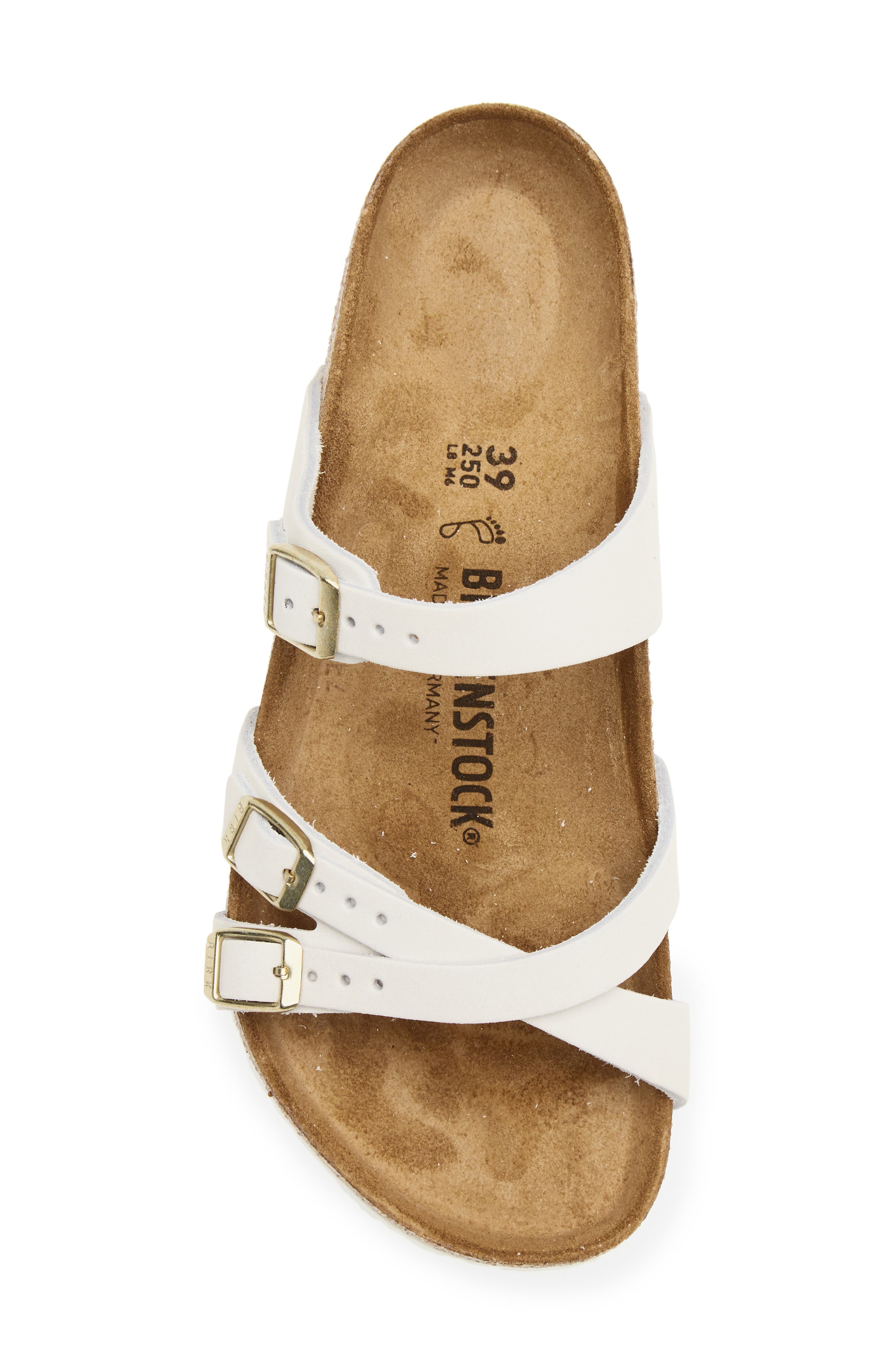 Franca Sandal, Alternate, color, WHITE