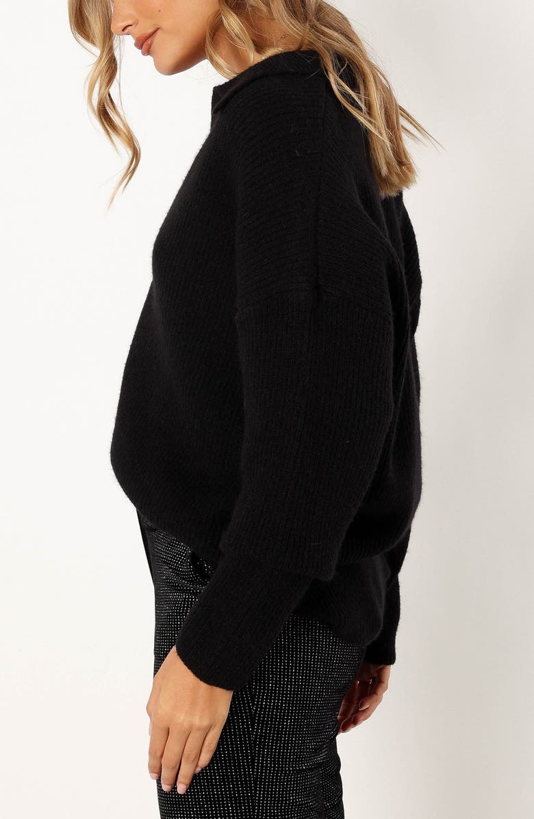 Petal & Pup Zala Johnny Collar Sweater, Alternate, color,