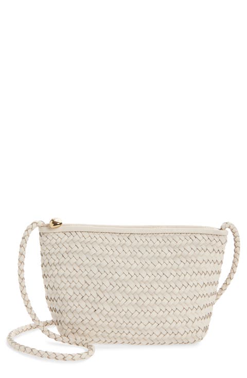 The Signature Woven Leather Crossbody Bag