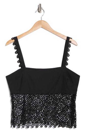 Simkhai Dorian Sleeveless Top In Black