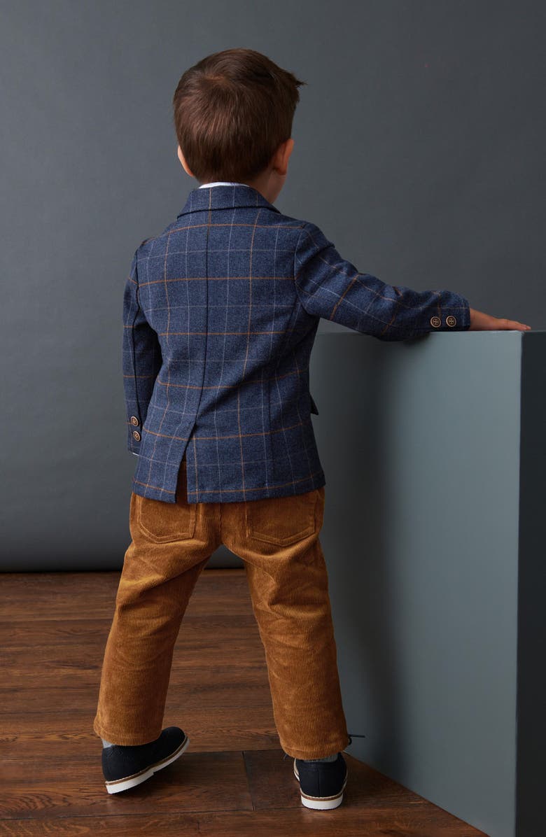 NEXT Kids' Check Blazer, Woven Shirt, Bow Tie & Pants Set, Alternate, color,