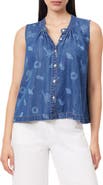 Kensie Easy Button Down Tank