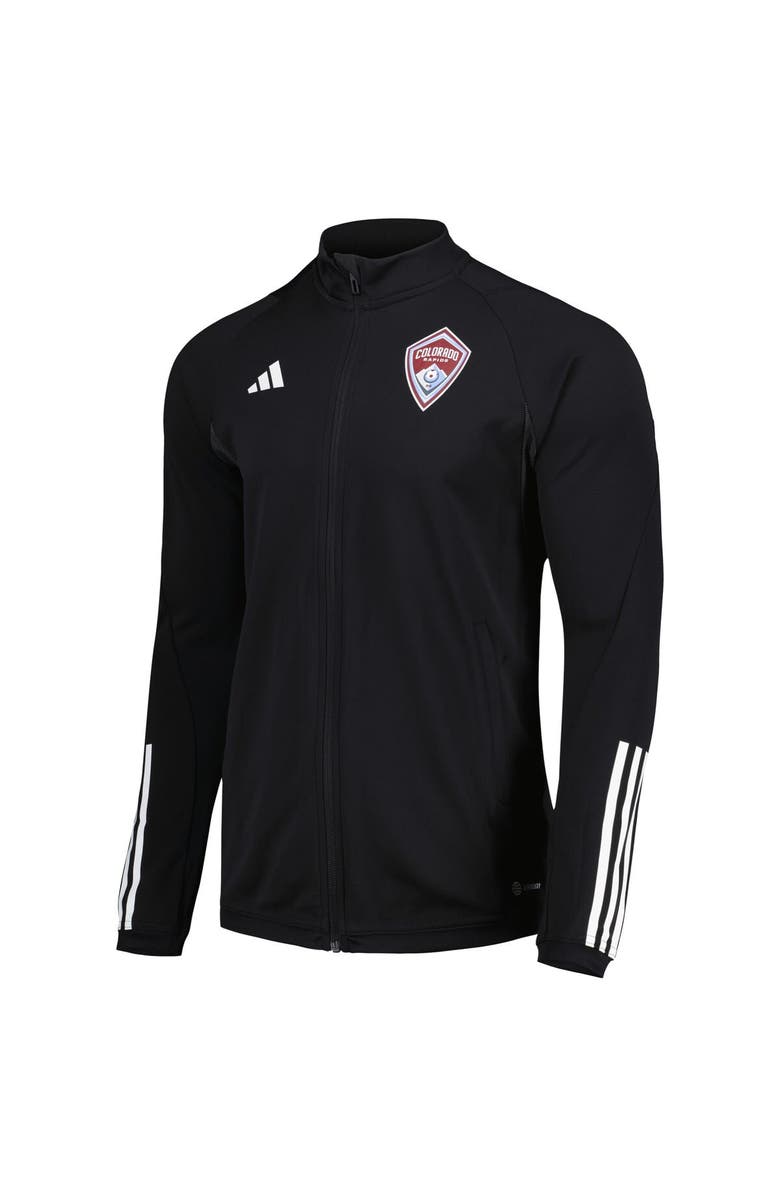 adidas Men's adidas Black Colorado Rapids 2023 On-Field AEROREADY Full-Zip Training Top, Alternate, color,