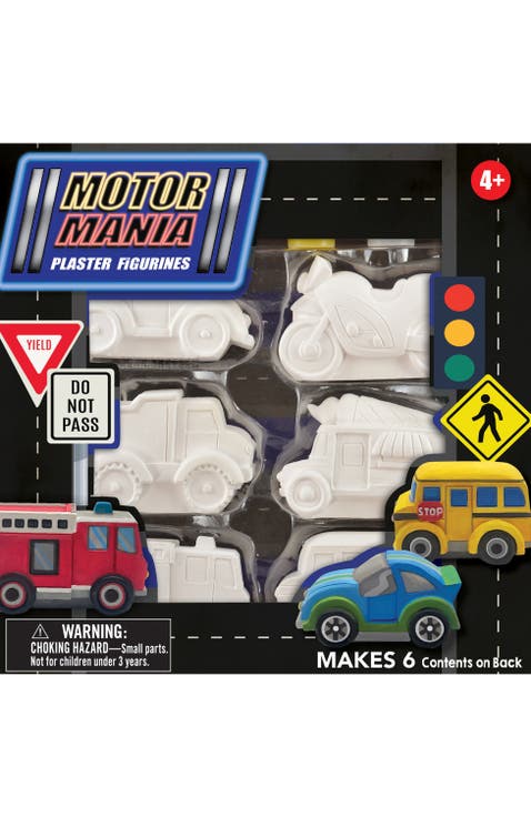 Motor Mania Plaster Figurine Paint Set