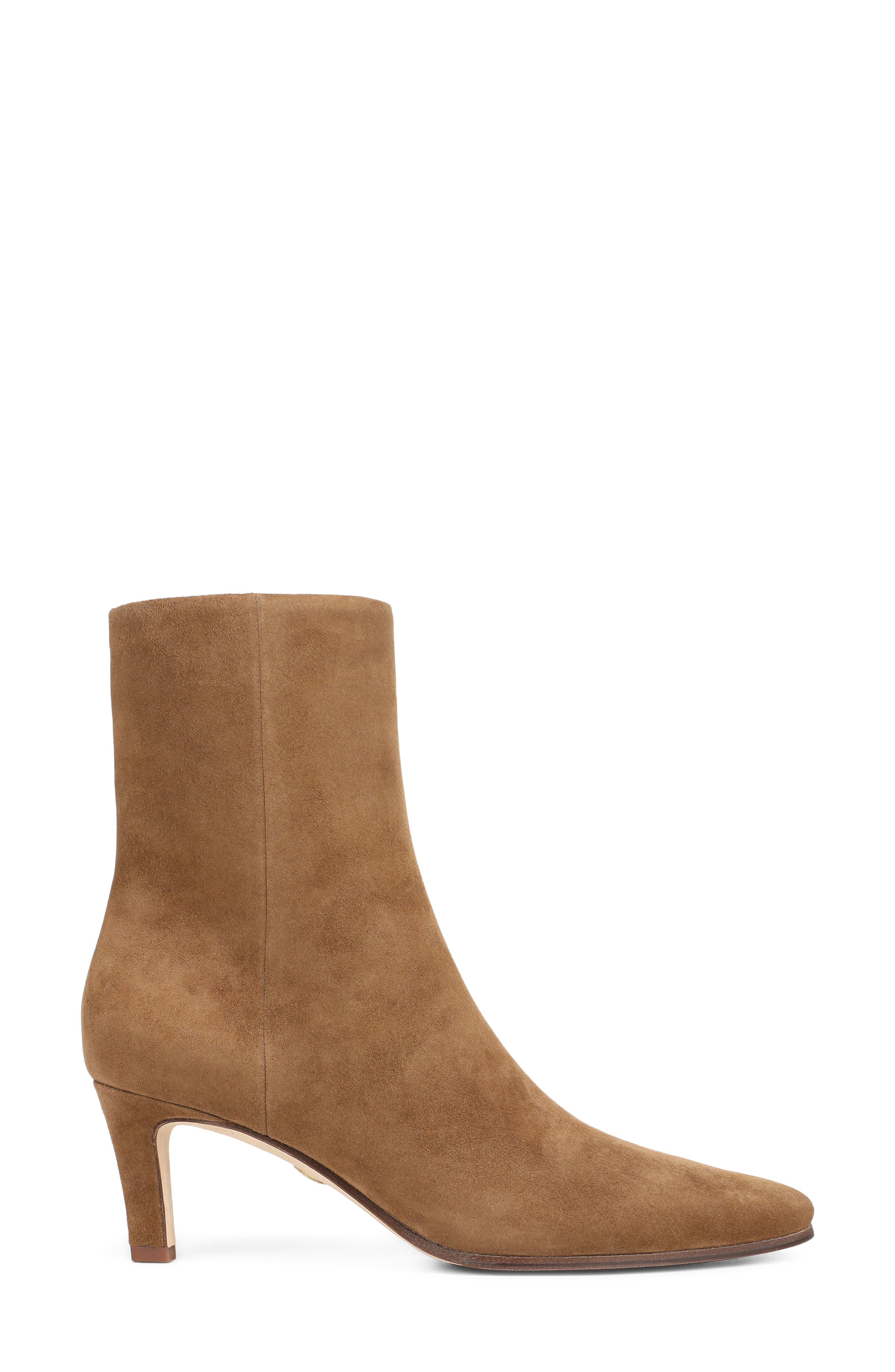 Agnes Bootie, Alternate, color, CHESTNUT SUEDE