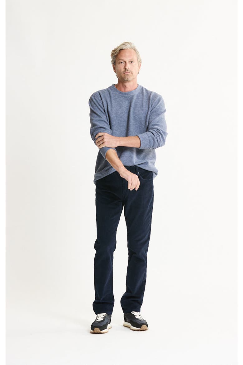 Stretch Corduroy 5-Pocket Pants, Alternate, color, NAVY