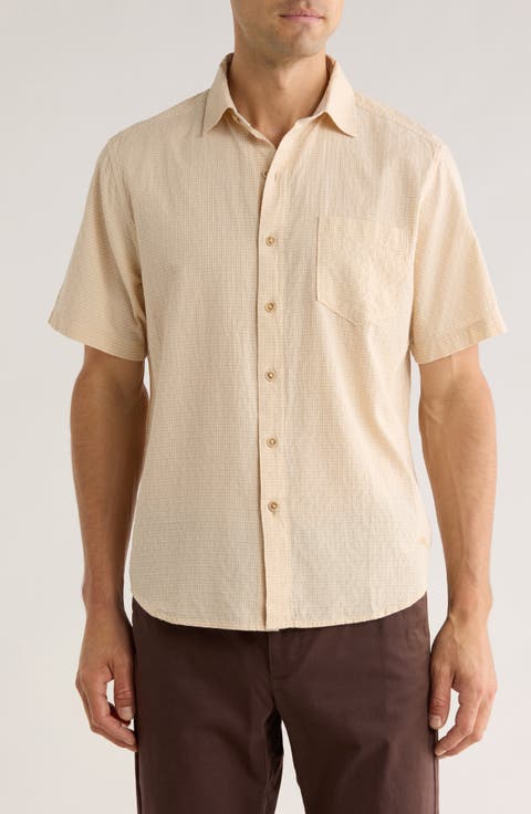 Dockside Dobby Short Sleeve Button-Up Shirt