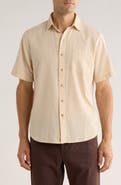 Tommy Bahama Dockside Dobby Short Sleeve Button-Up Shirt
