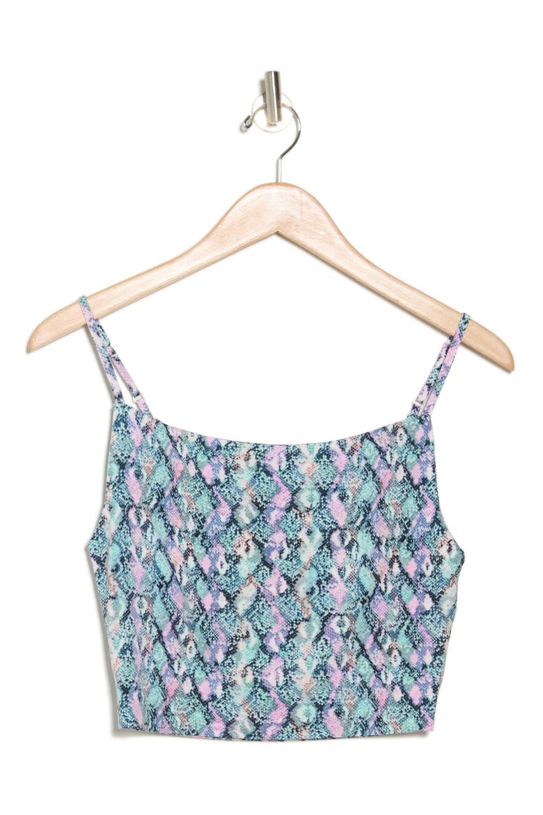 Cassedy Crop Tank, Alternate, color, SPRING SNAKE