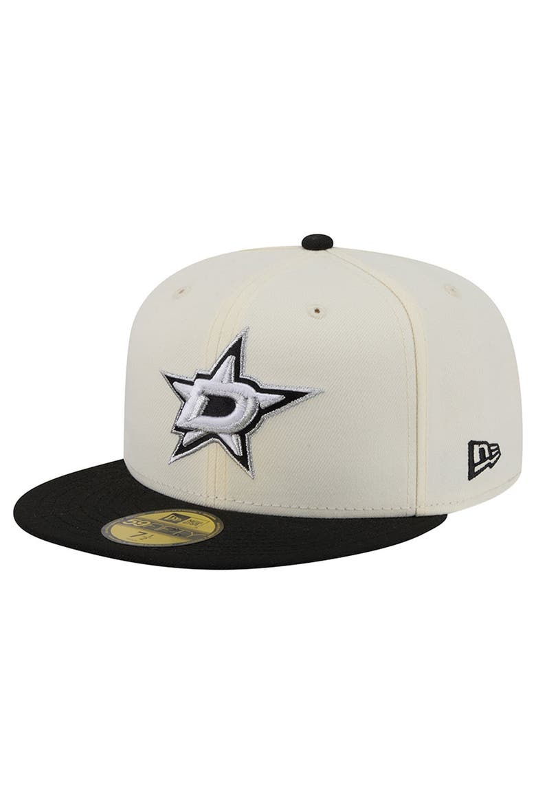Men's New Era  Cream Dallas Stars 250th Anniversary of the United States Two-Tone 59FIFTY Fitted Hat, Alternate, color, Cream