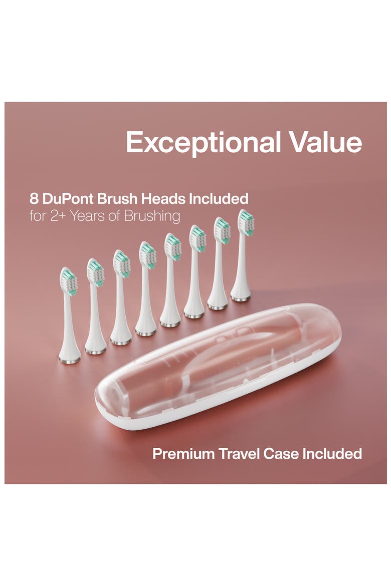 Vibe Series Ultra-Whitening Electric Toothbrush & Aqua Flosser Set, Alternate, color, ROSE GOLD