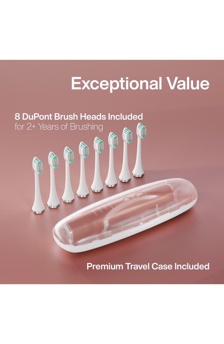 AQUASONIC Vibe Series Ultra-Whitening Toothbrush & Aqua Flosser Set, Alternate, color, Rose Gold