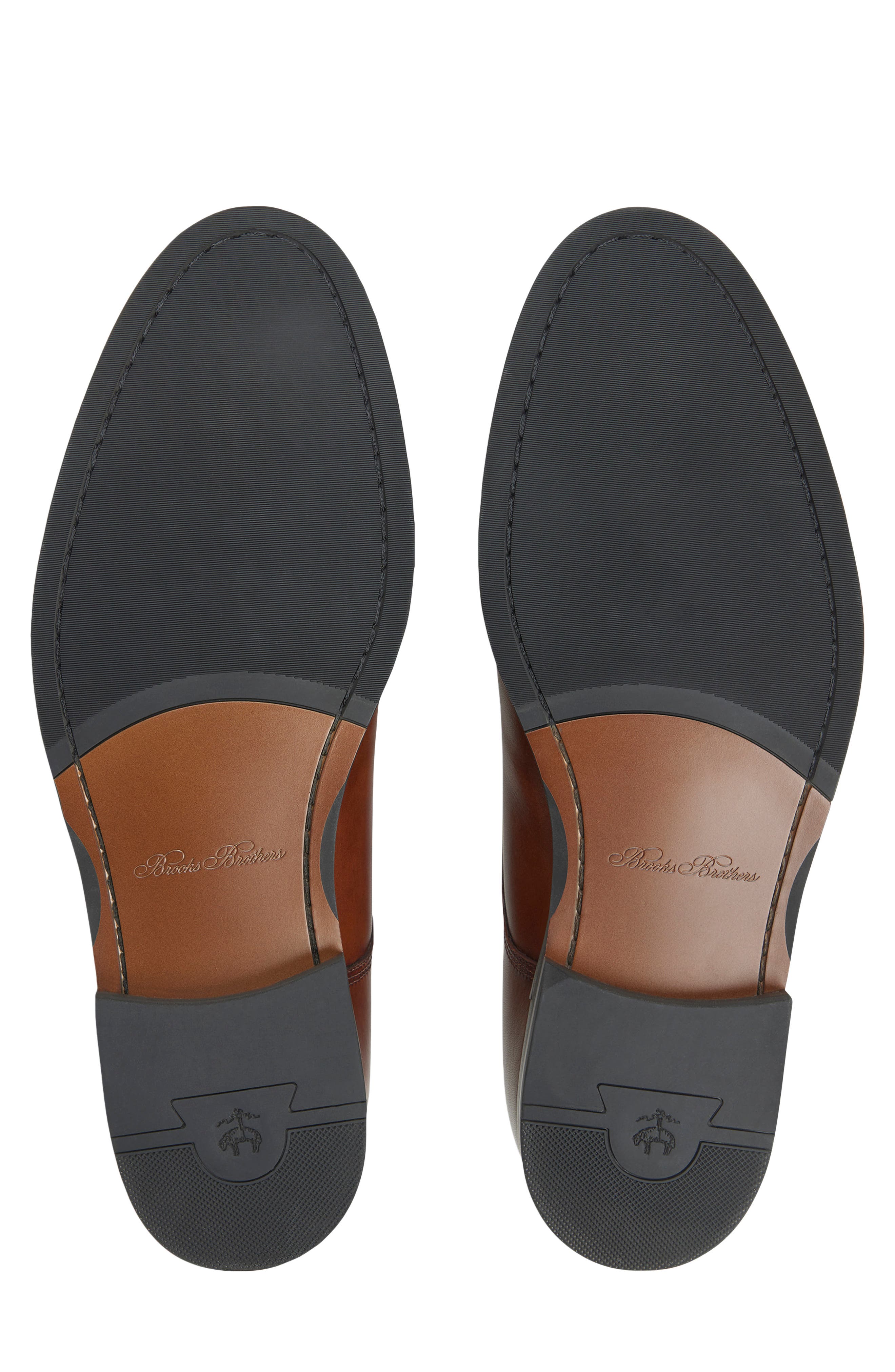 Clarkson Leather Cap Toe Derby, Alternate, color, TAN