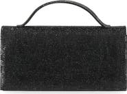 Jessica McClintock Felicia Rhinestone Embellished Top Handle Clutch