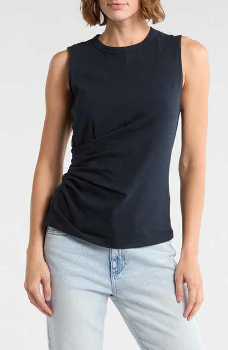 rag & bone Mica Faux Wrap Jersey Tank