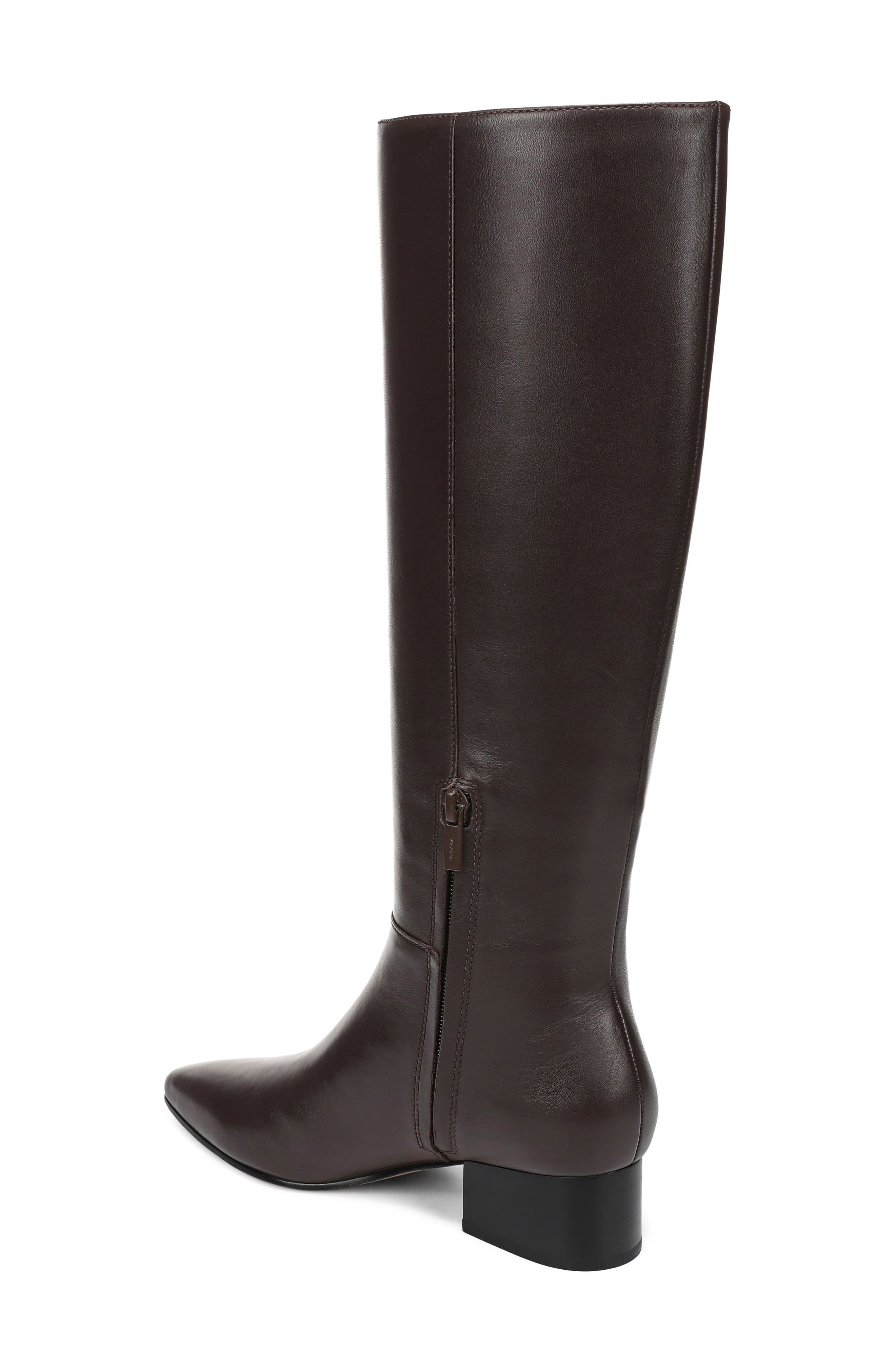 Adan Tall Leather Boot, Alternate, color, GANACHE