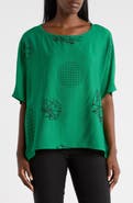 PATRIZIA LUCA Scribble Print Top
