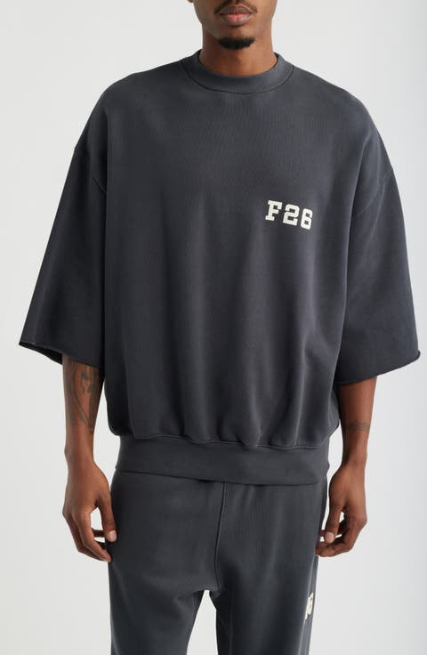 Three-Quarter Sleeve Sweatshirt