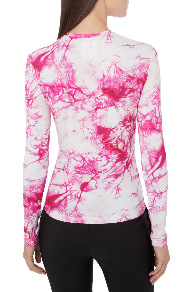 Versace Tie Dye Long Sleeve T-Shirt, Alternate, color, 