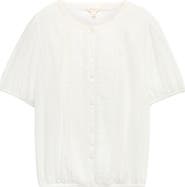 PER UNA BY M&S Pintuck Lace Inset Top