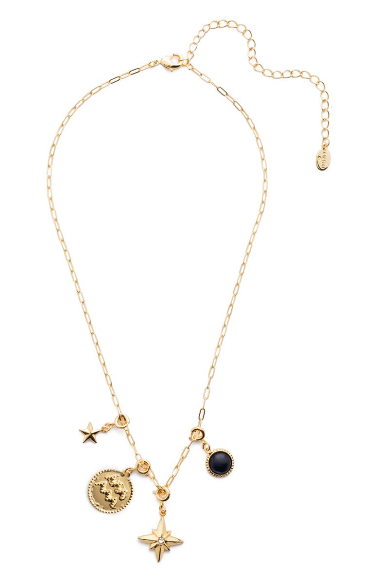 Sorrelli Zodiac Pendant Necklace, Main, color,
