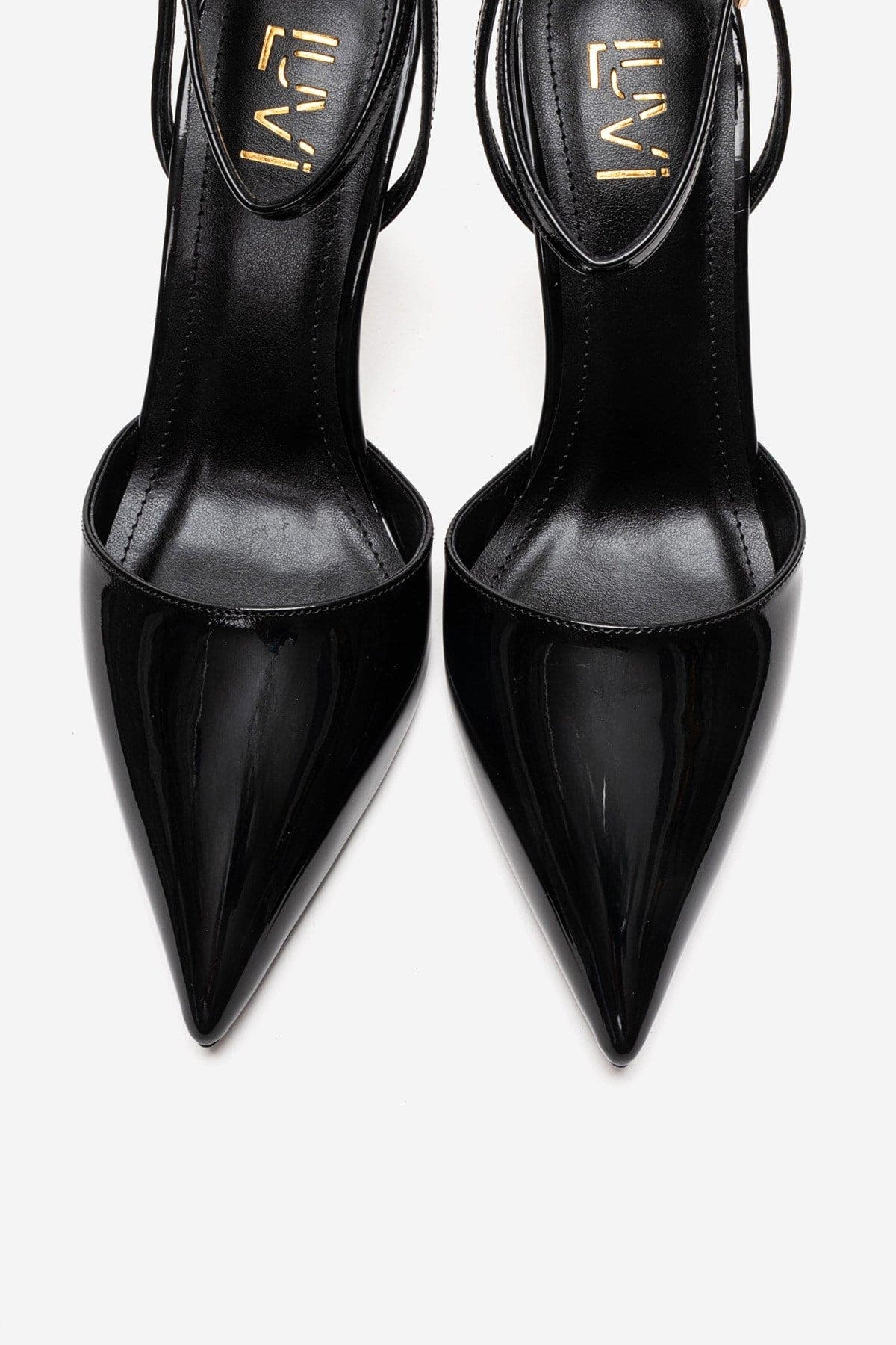 Prologue Shoes Thalia Stiletto Pump, Alternate, color, Black Patent