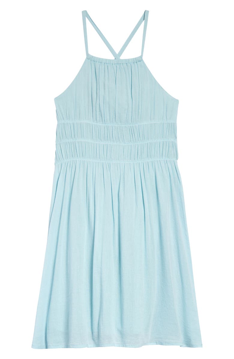Nordstrom Kids' Halter Sundress, Main, color, Blue Resort
