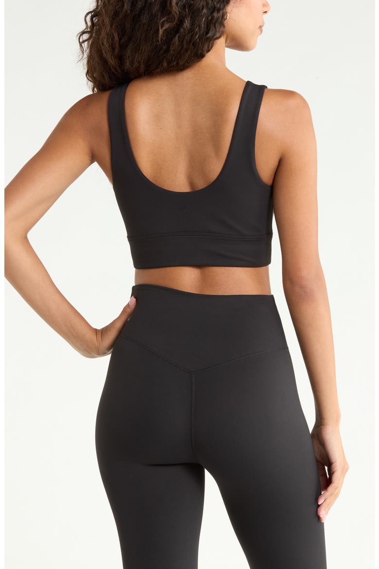 Zen Twist Sports Bra, Alternate, color, BLACK