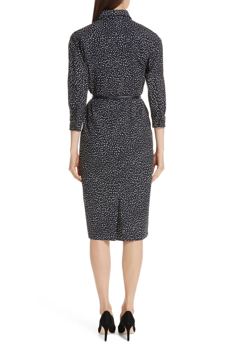 Max Mara Vicky Belted Shirtdress, Alternate, color, 