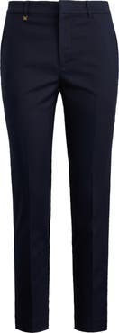 Lauren Ralph Lauren Double Faced Stretch Cotton Pants