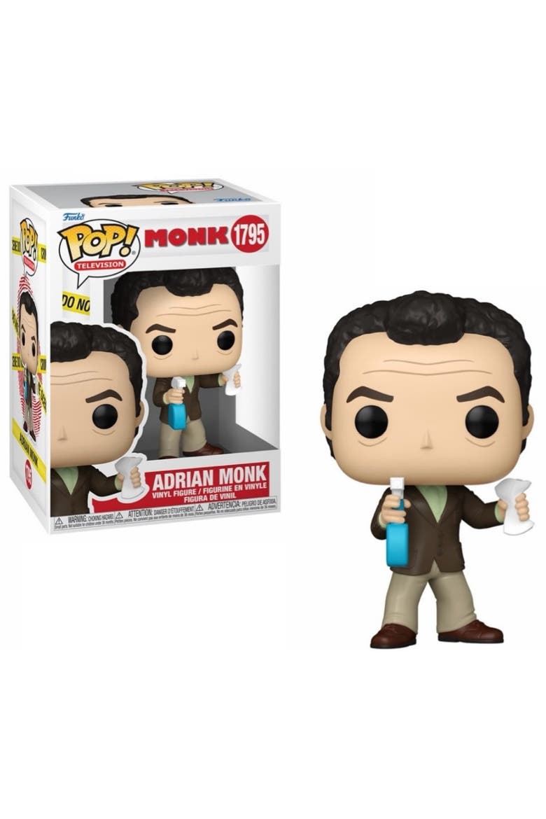 Adrian Monk (Monk) Funko Pop! TV, Main, color, Multi-Color