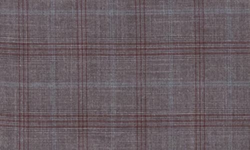 English Laundry Trim Fit Plaid Two-piece Suit In Gray