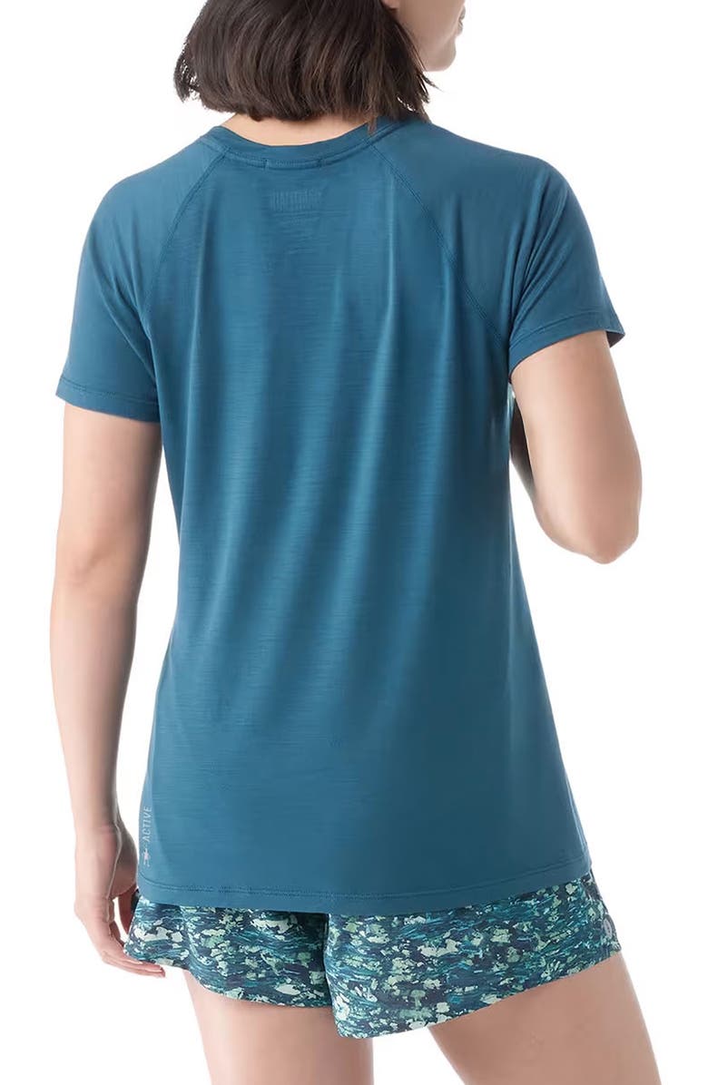Smartwool Active Ultralite T-Shirt, Alternate, color, Twilight Blue