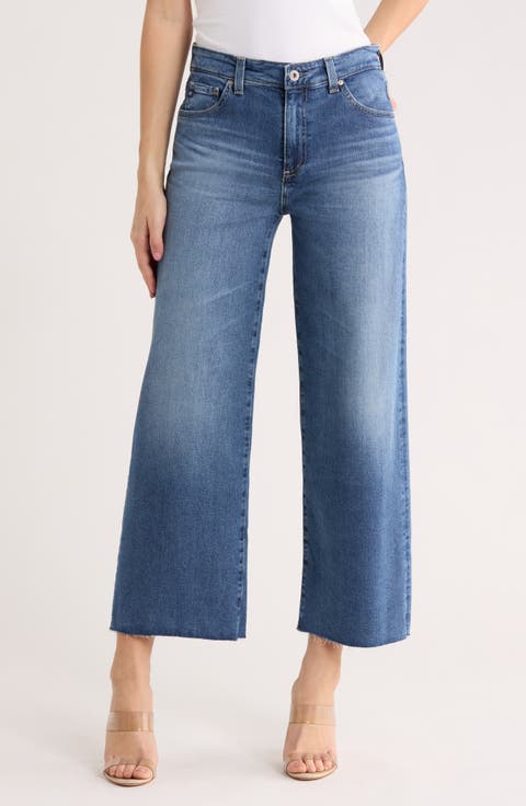 Cherise Crop Wide Leg Jeans (Cielo)
