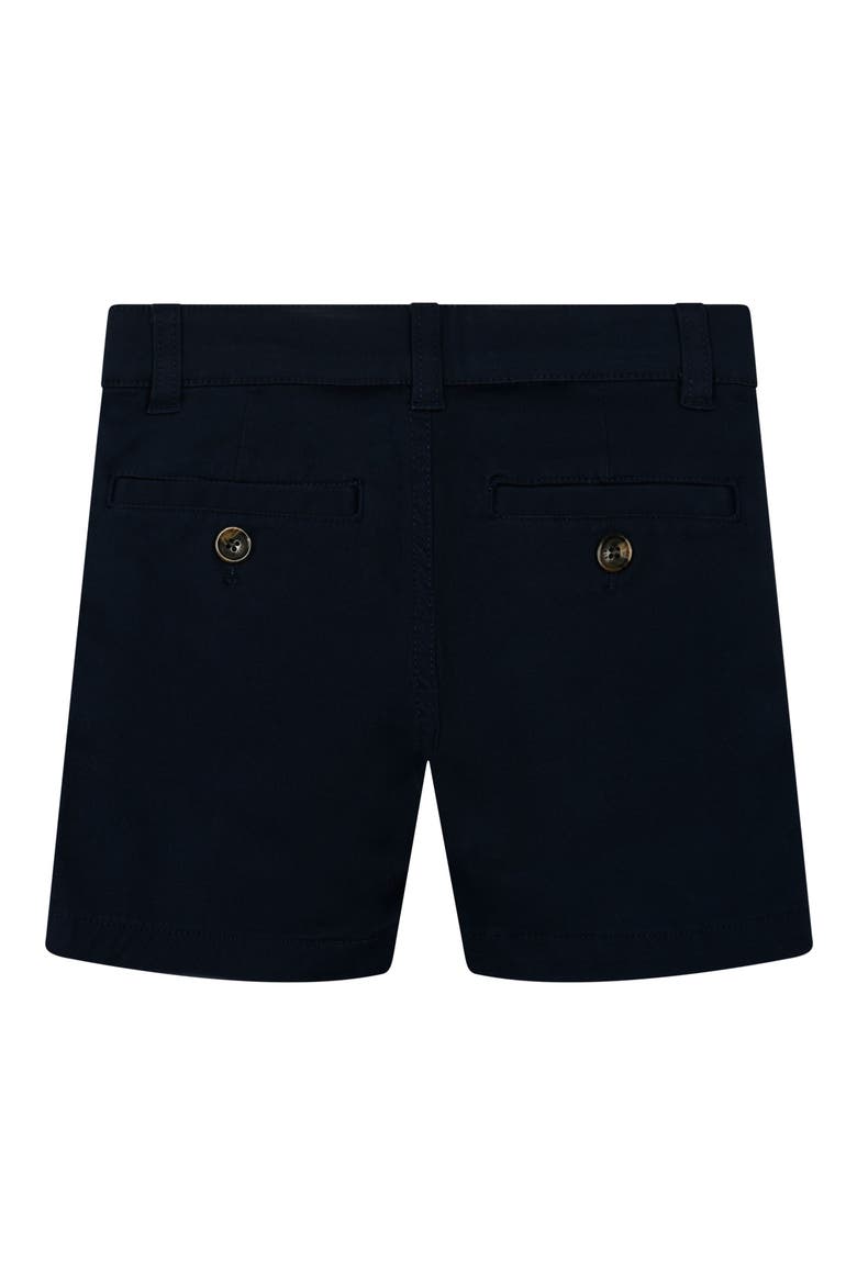 Kids' Solid Cotton Chino Shorts, Alternate, color, NAV NAVY